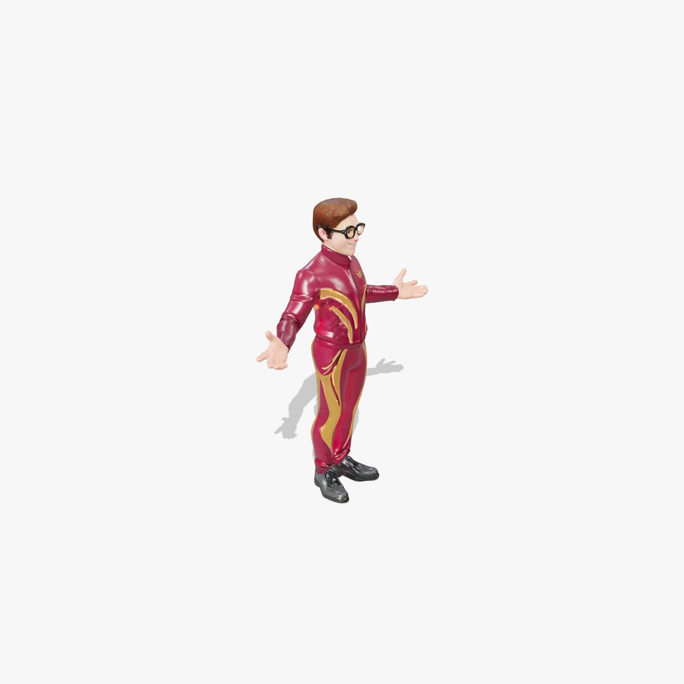 Stylish Male Character Rigged and Animated in Tracksuit